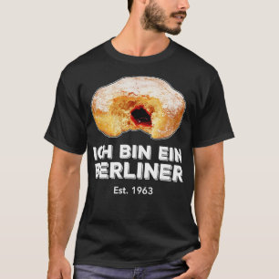 Camiseta Caixa Ich Ein Berliner Speech Jelly Rosquinha Wall