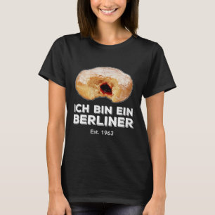Camiseta Caixa Ich Ein Berliner Speech Jelly Rosquinha Wall