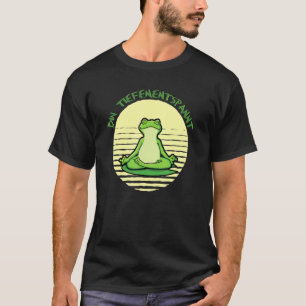 Camiseta Caixa Ioga de Vintage de Sapo relaxado