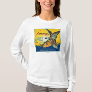 Camiseta Caixa LabelDufur de América Apple, OU