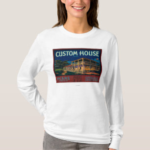 Camiseta Caixa LabelMonterey da pera da casa feita sob