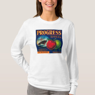 Camiseta Caixa LabelWatsonville de Apple do progresso, CA