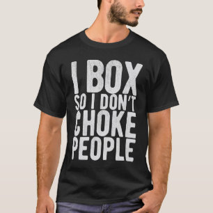 Camiseta Caixa Para Não Pegar Pessoas Boxer Boxer Boxing Ma