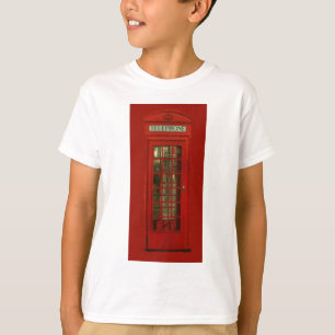 Camiseta Caixa telefônica vermelha Vintage