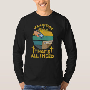 Camiseta Caixas de Correio e Jesus É tudo que preciso para 