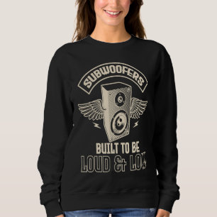 Camiseta Caixas de som subwoofer legais construídas para se