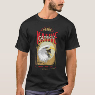 Camiseta Cajuenche Native American Eagle Spirit Vintage Hon