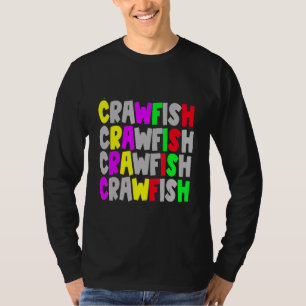 Camiseta Cajun Crawfish Comida Crawfish Lagosta Lagoa