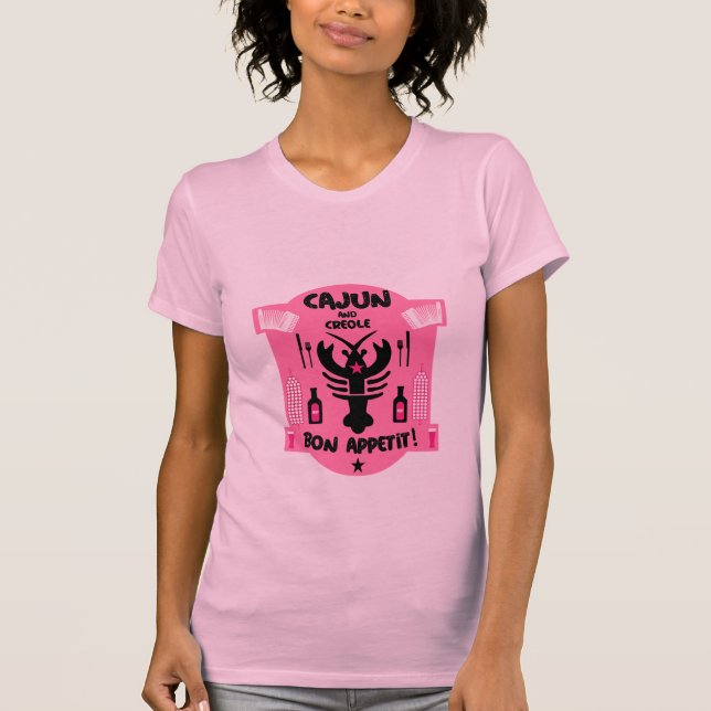Camiseta Cajun e Creole Cooks (Frente)