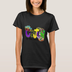 Camiseta Cajun Para O Núcleo Mardi Mardi Gras Louisiana Car