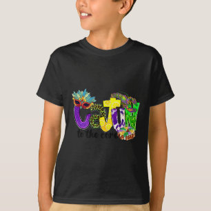 Camiseta Cajun Para O Núcleo Mardi Mardi Gras Louisiana Car