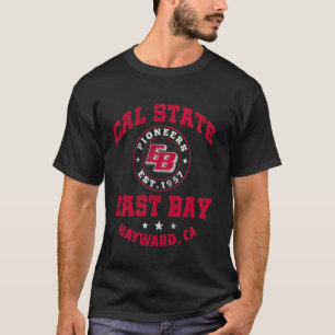 Camiseta Cal State East Bay Hayward CA Califórnia EB Pionee