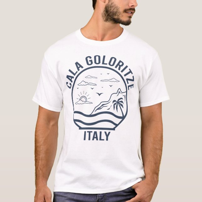 Camiseta Cala Goloritze Itália T Shirts (Frente)