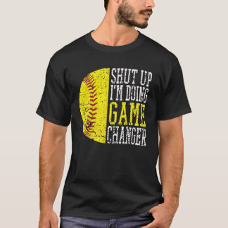 Camiseta Cala-te, estou a fazer jogo de gajos Engraçado.