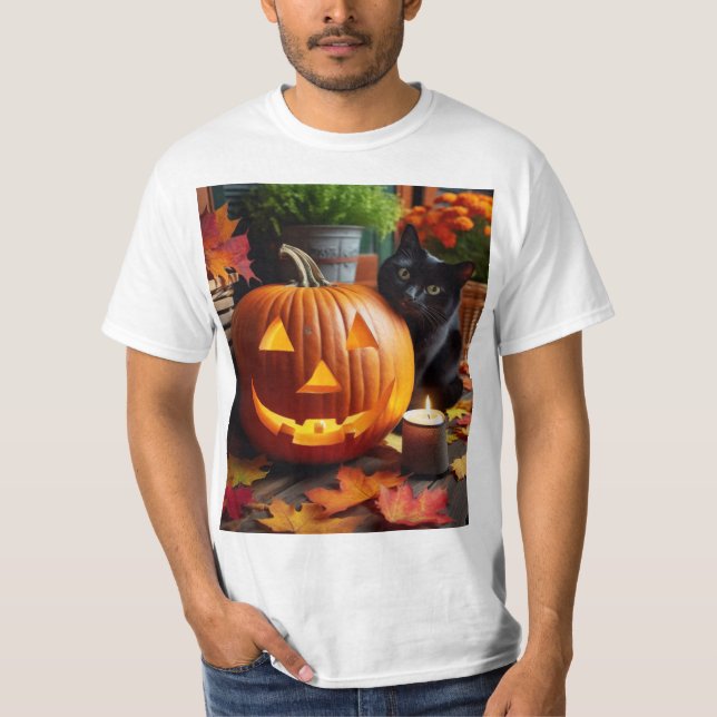 Camiseta Calabaza de Halloween (Frente)