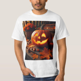 Camiseta Calabaza de Halloween: Diseño Espeluznante y Diver
