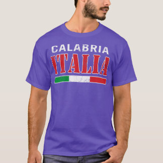 Camiseta Calabria Itália Bandeira italiana Itália Italiano