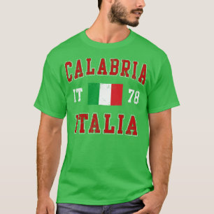 Camiseta Calabria Itália Itália Bandeira italiana