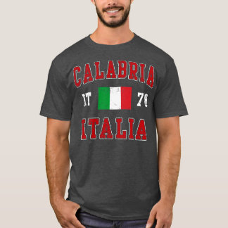 Camiseta Calabria Itália Itália Bandeira italiana