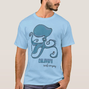 Camiseta Calamar - Calavera Surfar Empresa