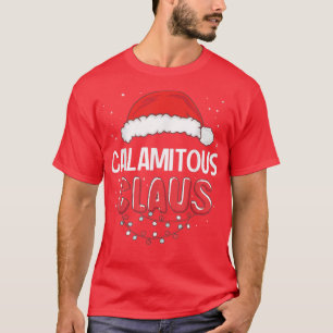 Camiseta Calamitous Santa Claus Figurino de Natal