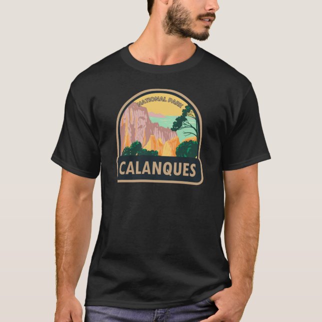 Camiseta Calanques National Park France Vintage (Frente)