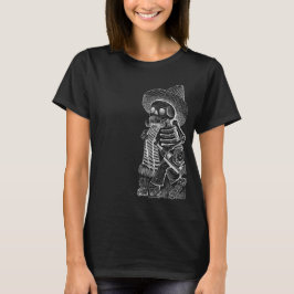 Camiseta Calavera em Branco