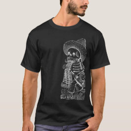 Camiseta Calavera em Branco