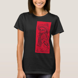 Camiseta Calavera em Vermelho