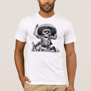 Camiseta Calavera Oaxaqueña (imagem center) por José Posada