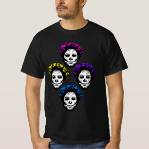 Camiseta Calavera Skulls Estilo de Pop