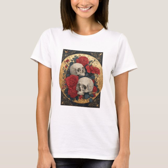 Camiseta Calaveras de amor (Frente)