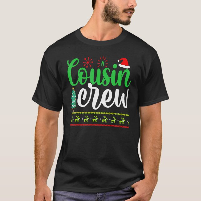 Camiseta Calça de pijama com chapéu de Papai Noel da tripul (Frente)