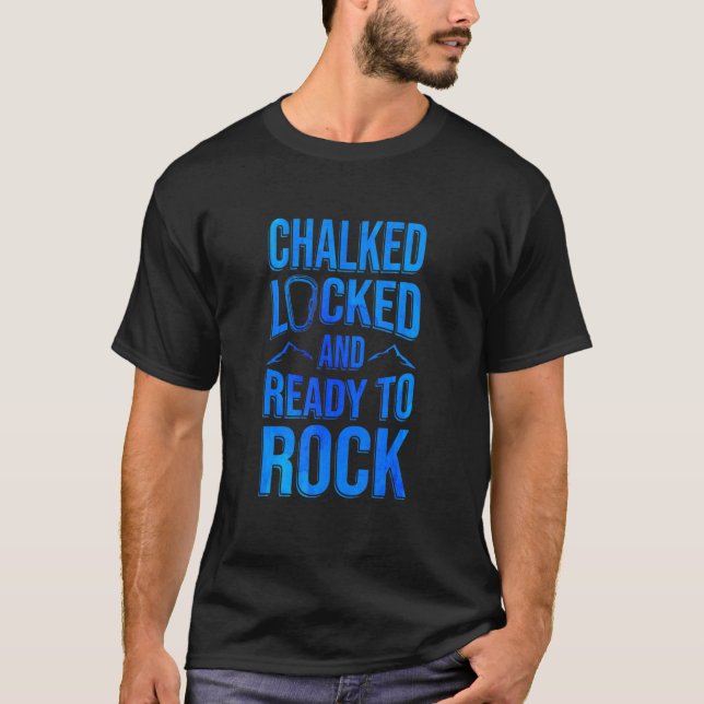 Camiseta Calçado E Pronto Para Rock Climber Boul (Frente)
