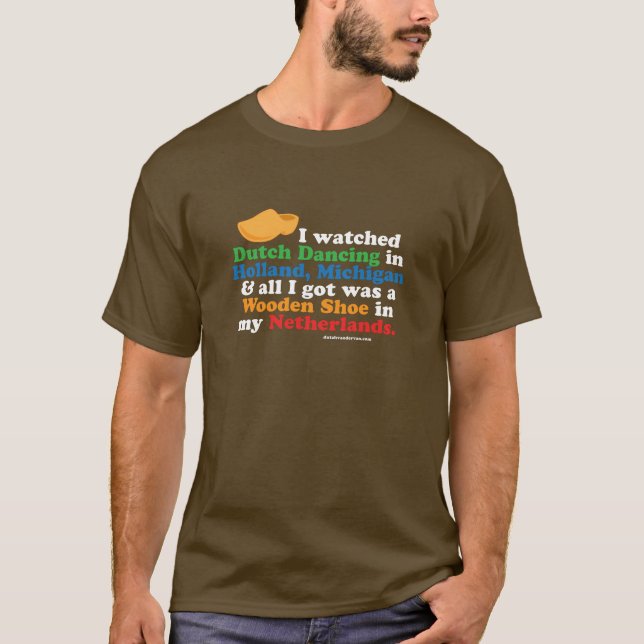 Camiseta Calçado nos Países Baixos (Frente)