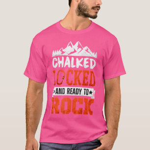 Camiseta Calçado Travado Pronto Para Balançar Montanha Subi