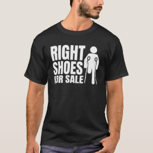 Camiseta Calçados À Direita Para A Amputação Da Cadeira De