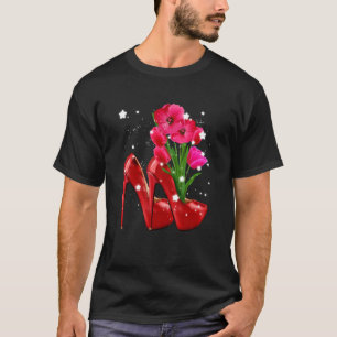 Camiseta Calçados De Altura Alta Para O Festa Da Noite