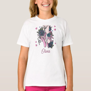 Camiseta Calçados de Balé personalizados