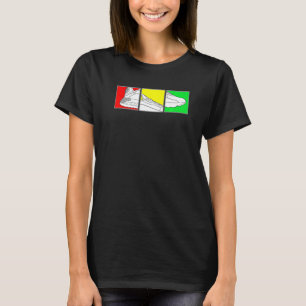 Camiseta Calçados De Basquete Trendentes Com Cores Rasta Cu