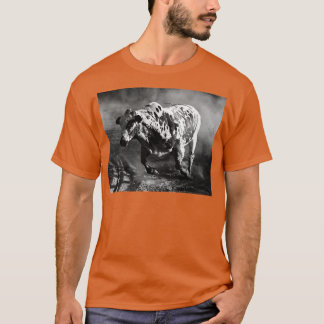 Camiseta Calçados de Bull de Bucking PBR
