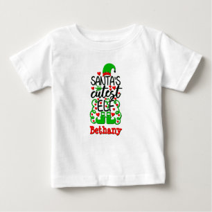 Camiseta Calçados de chapéus Elf de Papais noeis de Nome Ve