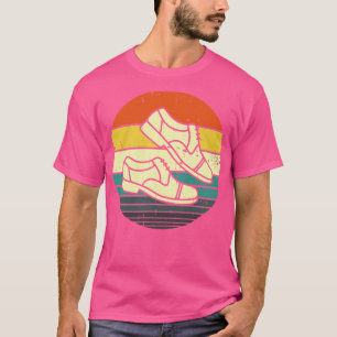 Camiseta Calçados de Dança de Toque Vintage para Dançarino