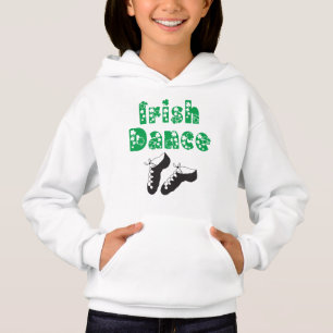 Camiseta Calçados de dança na Irlanda Molho Verde Shamrocks