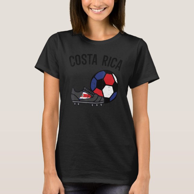 Camiseta Calçados de futebol da Costa Rica (Frente)