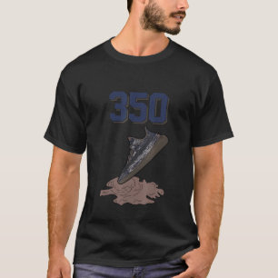 Camiseta Calçados Derrubando Sneaker Match 350 V2 Mx Rock