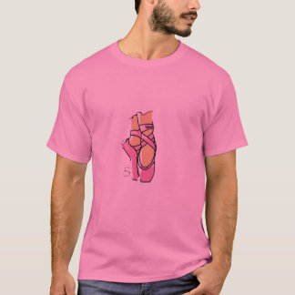 Camiseta calçados do balley dos desenhos animados, SPLAT