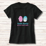 Camiseta calçados para bebês personalizados, gênero que rev<br><div class="desc">Calçados de bebês bonitos para o sexo perfeito revelam festa.</div>