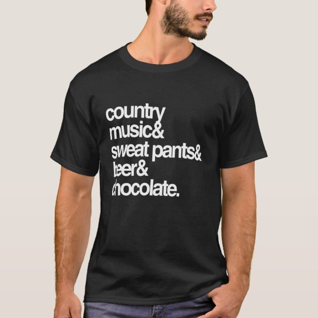 Camiseta Calças De Suor E Chocolate (Frente)