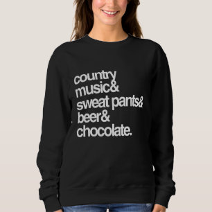 Camiseta Calças De Suor E Chocolate